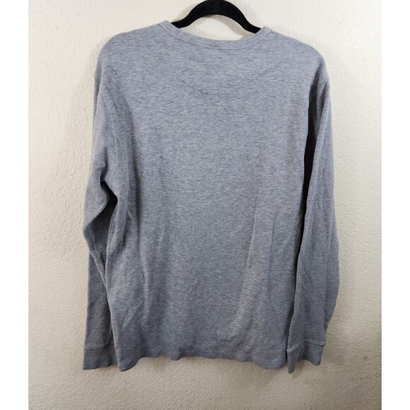 Gap Mens XL Gray Long Sleeve Crew Neck Knit Basic T-Shirt - Picture 2 of 4